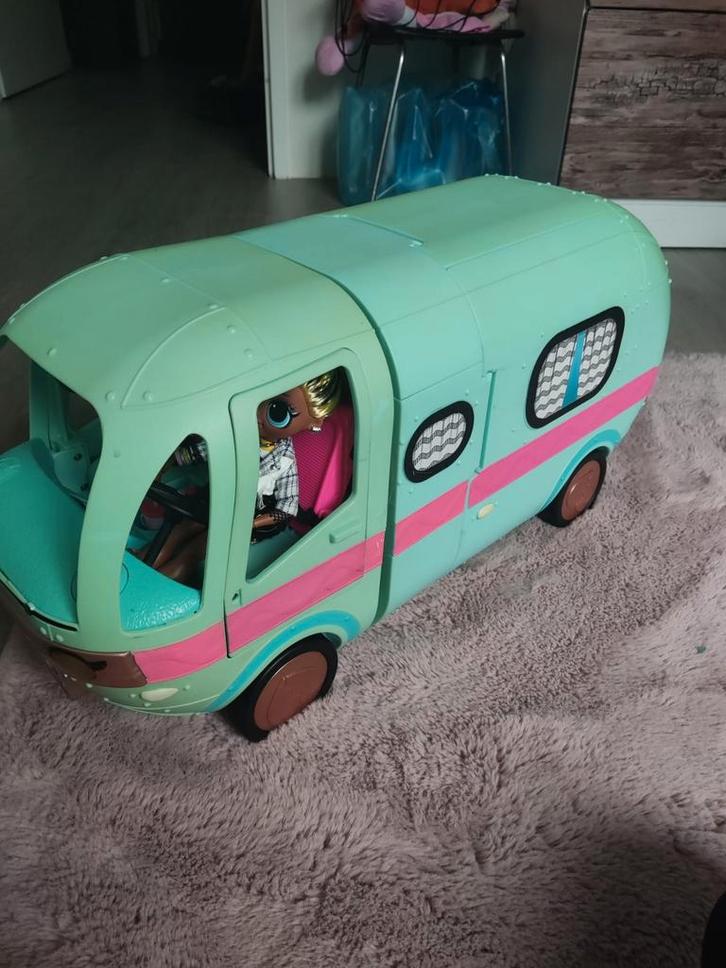 LOL Surprise Camper met Extra's!, Kinderen en Baby's, Speelgoed | Poppen, Gebruikt, Overige typen, Ophalen of Verzenden