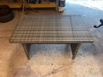 Lounge tuintafel, Ophalen, Kunststof, Eettafel, Zo goed als nieuw