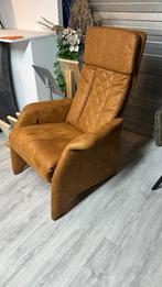 Nieuwe relaxfauteuil in leer kleur cognac –Nu voor maar €695, Ophalen, Bruin, Nieuw, Leer