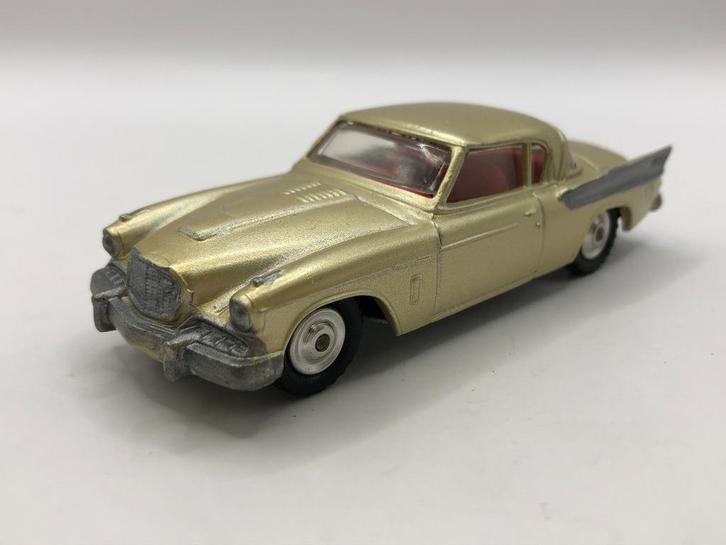 Corgi Toys 211S Studebaker Golden Hawk goud REPAINT - M4, Hobby en Vrije tijd, Modelauto's | 1:43, Gebruikt, Auto, Corgi, Ophalen of Verzenden