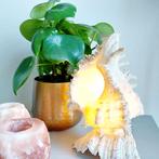 Vintage tafellamp schelp nr. 2, Huis en Inrichting, Lampen | Tafellampen, Ophalen of Verzenden, Nieuw, Overige materialen, Minder dan 50 cm