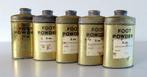 Koopje! 5 x WW2 Brits Foot Powder 1940, incl verzenden, Verzamelen, Militaria | Tweede Wereldoorlog, Verzenden, Landmacht, Engeland