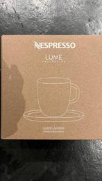Nespresso Lume 2 Lungo  kop en schotels, Huis en Inrichting, Keuken | Servies, Nieuw, Keramiek, Overige stijlen, Kop(pen) en/of Schotel(s)