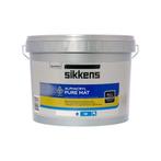 Sikkens muurverf wit  alpacryl pure mat SF, Doe-het-zelf en Verbouw, Verf, Beits en Lak, Ophalen, Wit, Nieuw, Verf