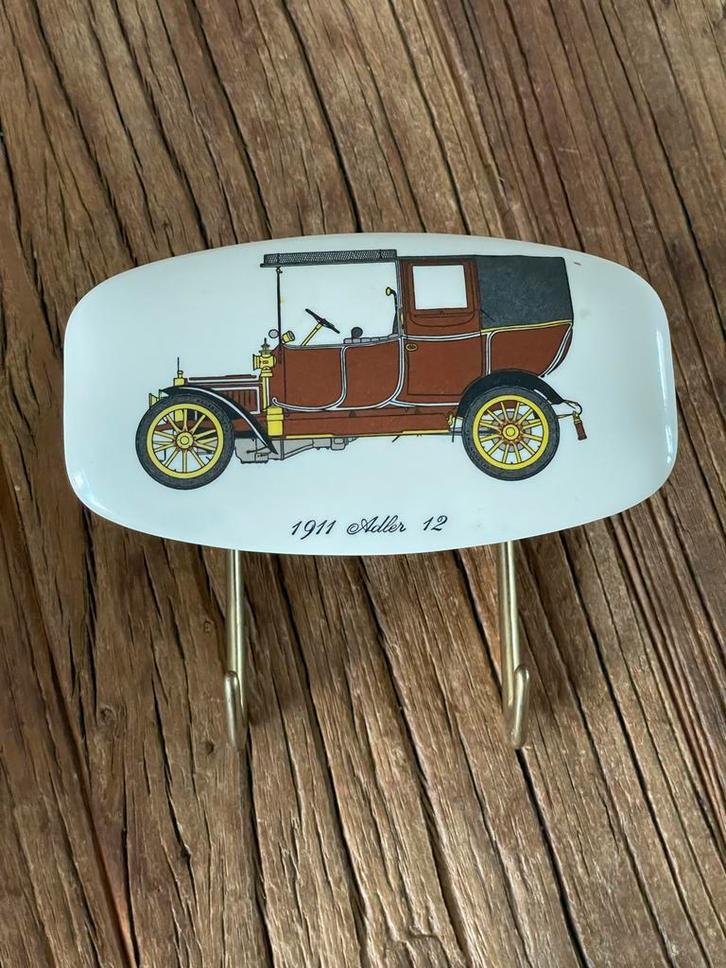 Vintage Kledinghaak Oldtimer Auto Jaren 50, Huis en Inrichting, Woonaccessoires | Kapstokken, Gebruikt, Wandhaken, Minder dan 100 cm