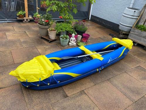 Te koop: Zo goed als nieuwe 2-persoons rubberen kano – Direc, Watersport en Boten, Kano's, Zo goed als nieuw, Overige typen, Twee personen