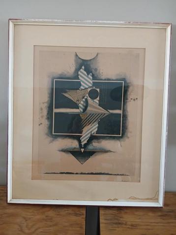 Tuvia Beeri - Abstract Schilderij beschikbaar voor biedingen