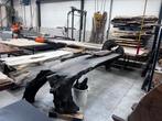 Exclusieve verkoolde eiken boomstamtafel (2500 jaar oud), Huis en Inrichting, Tafels | Eettafels, Ophalen, Vijf personen of meer