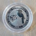 2 oz Zilver Kookaburra munt 2000 uit Australië, Ophalen of Verzenden, Zilver