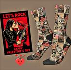 ROCK SOKKEN + VALENTIJNS KAART LET'S ROCK, Ophalen of Verzenden, Nieuw
