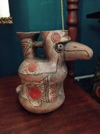 Vintage signed Ernesto Duran Chile Bird Face Pottery, Ophalen of Verzenden