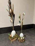 Paasei decoratie met droogbloemen, Nieuw, Ophalen