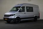 Volkswagen Crafter 2.0 TDI 140pk L3 H3 DC Automaat Airco Nav, Auto's, Stof, Gebruikt, 4 cilinders, Volkswagen