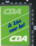 Sticker: CDA - Ik kies voor het, Overige typen, Ophalen of Verzenden, Zo goed als nieuw
