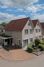 Houten witte jaloezieën voor een compleet woonhuis, Ophalen, Zo goed als nieuw