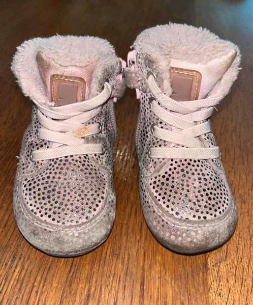 Babyschoentjes mt 18 LEER winter meisje roze, Kinderen en Baby's, Babykleding | Schoentjes en Sokjes, Gebruikt, Meisje, Schoentjes