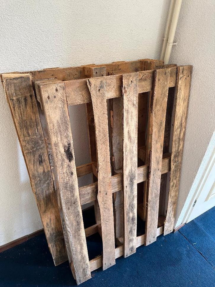 pallet, Doe-het-zelf en Verbouw, Hout en Planken, Gebruikt, Pallet, Vuren, Minder dan 200 cm, Minder dan 25 mm, Ophalen