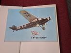 Bouwplaat van de Fokker Snip, Overige merken, 1:72 tot 1:144, Ophalen of Verzenden, Zo goed als nieuw