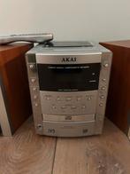 Akai Stereo Set met CD, Cassette & Radio, Ophalen, Gebruikt, Cassettedeck, Microset