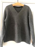 COS antracietgrijze v-hals trui XL, 100% wol, Kleding | Dames, Ophalen of Verzenden, Zo goed als nieuw, Maat 38/40 (M), Grijs