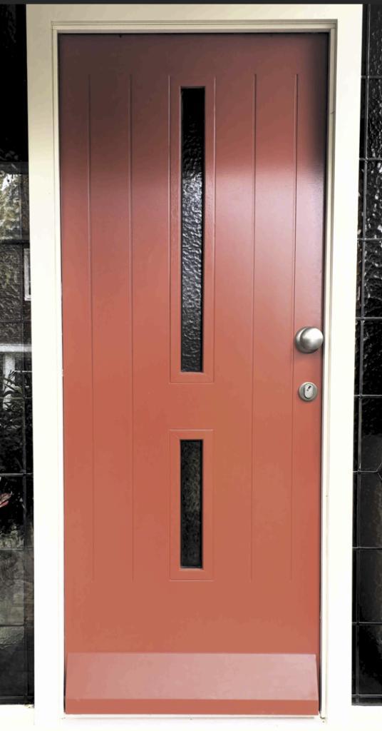 Moderne Weekamp TriComfort Voordeur WK 1933 - RAL 3016, Doe-het-zelf en Verbouw, Deuren en Horren, Zo goed als nieuw, Buitendeur