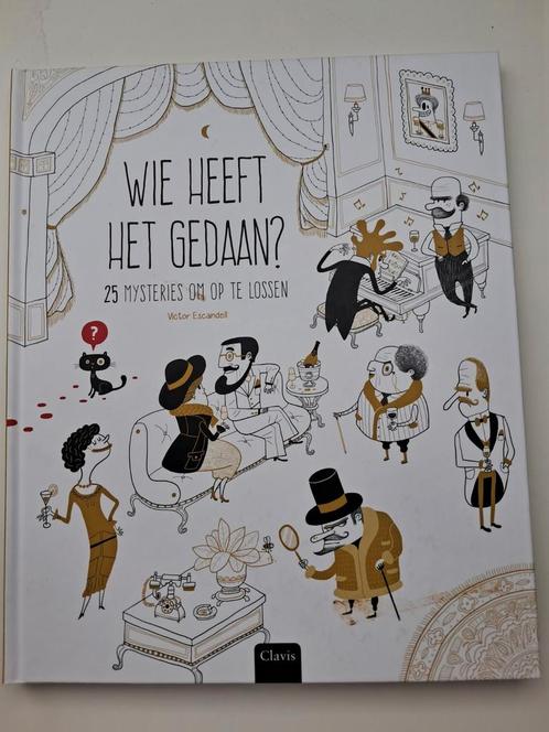 Raadselboek - Wie heeft het gedaan?, Boeken, Kinderboeken | Jeugd | onder 10 jaar, Zo goed als nieuw, Ophalen of Verzenden