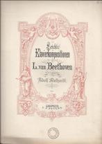 Bo1224 bladmuziek klavierkompositionen ludwig von beethoven, Ophalen of Verzenden, Gebruikt, Overige soorten, Klassiek