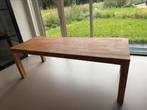 Houten eiken tafel, 230x90 cm, Ophalen, 200 cm of meer, 50 tot 100 cm, Zo goed als nieuw