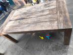 Teak tuintafel, Ophalen of Verzenden, Gebruikt, Rechthoekig, Teakhout