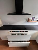 KVIK keuken met inbouwapparatuur - 2018, Huis en Inrichting, Ophalen, Gebruikt, Overige materialen, Wit