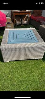Wicker Loungeset salon tafel met Opbergruimte, Ophalen, Gebruikt, Bijzettafel, Loungeset