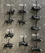 A022 TORRES Sangre De Toro Logo Zwart Plastic Stier Dubbelen, Ophalen, Zo goed als nieuw