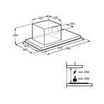 Aeg afzuigunit, Ophalen of Verzenden, Nieuw, Inbouw, Overige typen
