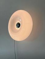 Retro glazen space age wandlamp, Ophalen of Verzenden, Zo goed als nieuw
