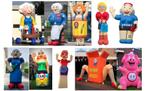 Abraham en Sarah feestpoppen te huur | Vlagtwedde, Hobby en Vrije tijd, Ophalen, Gebruikt, Abraham of Sarah