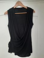 Zwarte top, Zwart, Maat 46/48 (XL) of groter, Ophalen of Verzenden, Zo goed als nieuw