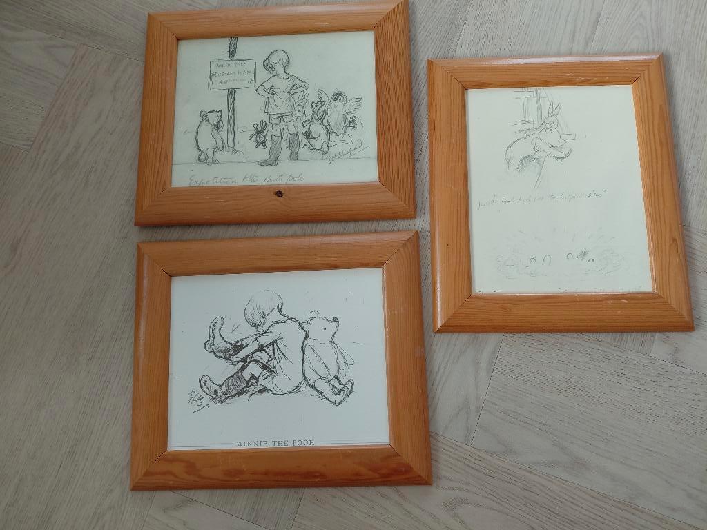 Winnie the Pooh tekeningen E.H. Shepard, Ophalen of Verzenden, Winnie de Poeh of vrienden, Gebruikt, Overige typen