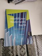 Hoofdlijnen Nederlands Recht, Ophalen of Verzenden, Zo goed als nieuw