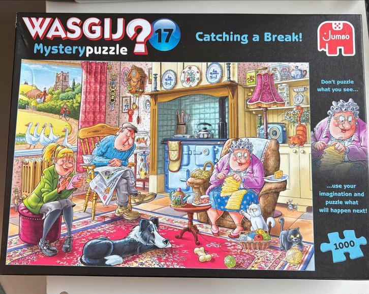 WASGIJ Catching a Break Puzzel, Hobby en Vrije tijd, Denksport en Puzzels, Zo goed als nieuw, Legpuzzel, 500 t/m 1500 stukjes