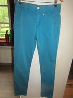 F674 CAST IRON mt W30-31 L34 chino broek petrol blauw, W32 (confectie 46) of kleiner, Zo goed als nieuw, Cast Iron, Verzenden