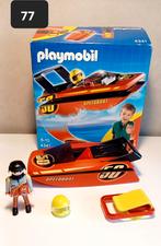 Playmobil meeneem speedboot 4341 compleet in doos, Ophalen of Verzenden, Zo goed als nieuw