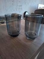 Mondgeblazen windlichten., Huis en Inrichting, Woonaccessoires | Kandelaars en Kaarsen, Ophalen, Overige materialen, Overige kleuren