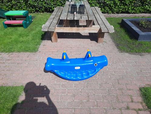 schommelwip Little Tikes Walvis Blauw, Kinderen en Baby's, Speelgoed | Buiten | Speeltoestellen, Gebruikt, Overige typen, Ophalen