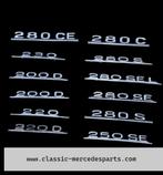 Embleem / typeplaatje Mercedes w114 w115 w108 w110 w111, Auto-onderdelen, Carrosserie en Plaatwerk, Ophalen of Verzenden, Gebruikt