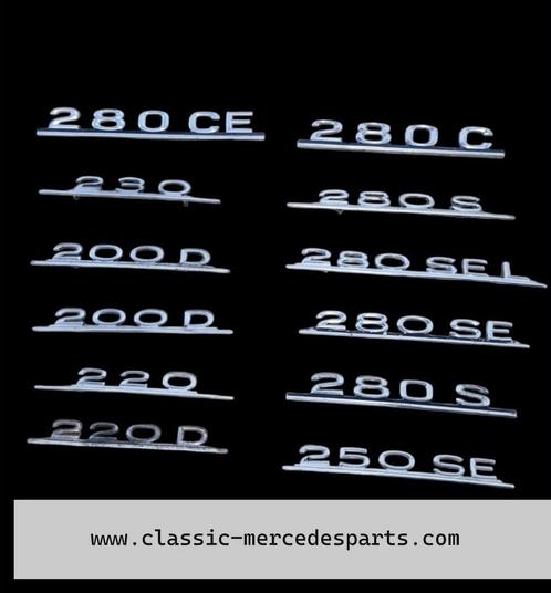 Embleem / typeplaatje Mercedes w114 w115 w108 w110 w111, Auto-onderdelen, Carrosserie en Plaatwerk, Gebruikt, Ophalen of Verzenden