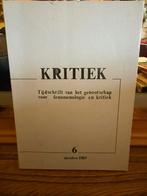 Kritiek, Ophalen of Verzenden, Zo goed als nieuw, Overige onderwerpen