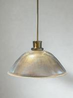 Vintage Jaren 70 hanglamp glas, Huis en Inrichting, Ophalen of Verzenden, Zo goed als nieuw, Glas, Minder dan 50 cm