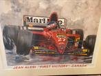 Litho Eric Jan Kremer. “Jean Alesi”, Formule 1, Zo goed als nieuw, Ophalen