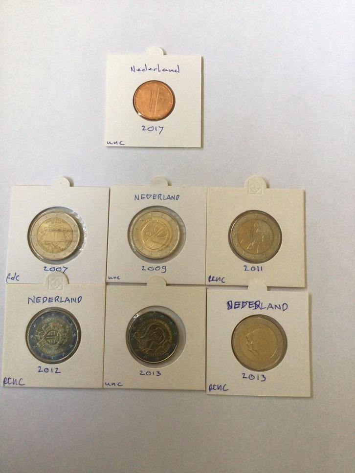 Diverse losse euromunten unc/bu, Postzegels en Munten, Munten | Europa | Euromunten, Overige landen, Ophalen of Verzenden