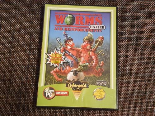 PC CD-ROM - Worms United and Reinforcements, Spelcomputers en Games, Games | Pc, Zo goed als nieuw, Platform, Vanaf 3 jaar, Ophalen of Verzenden
